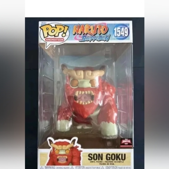 Funko Pop Jumbo 10" Naruto Shippuden Son Goku Targetcom Exclusive Box - Picture 3 of 4